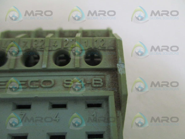 RELECO S4-B RELAY SOCKET UNMP