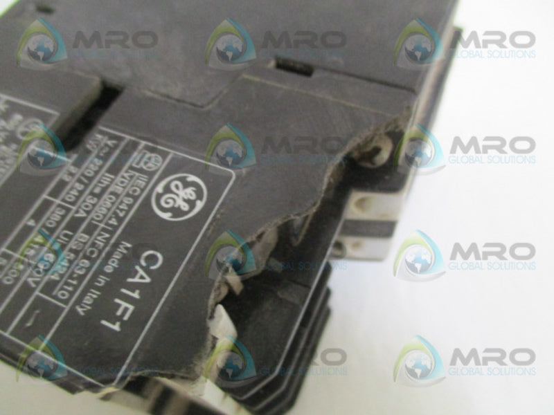 GENERAL ELECTRIC CA1F1 CONTACTOR 380/415V (AS PICTURED) UNMP