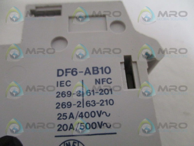 TELEMECANIQUE DF6-AB10 FUSE HOLDER (AS PICTURED) UNMP