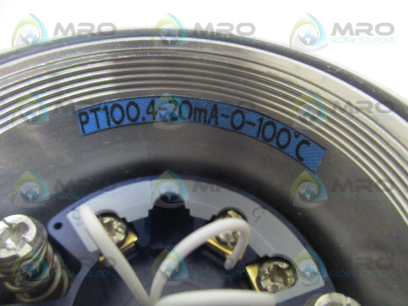 UTECO PT100.4-20MA-0-100 SENSOR TEMPERATURE PROBE 100/ DEG C NSNP