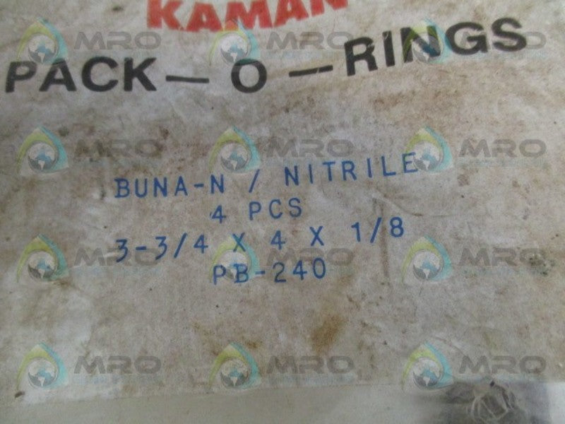 KAMAN PB-240 O-RING (PKG. OF 4) NSMP