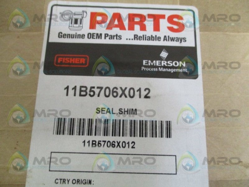 FISHER 11B5706X012 SHIM SEAL  NSMP