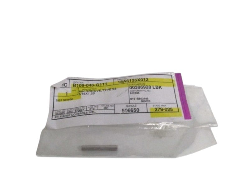 FISHER 18A6135X012 GROOVE PIN  NSNP