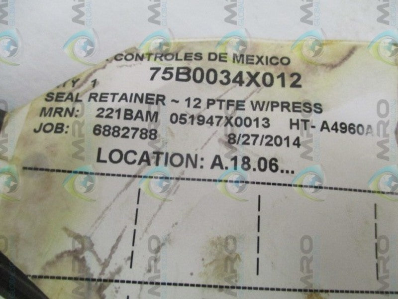 FISHER 75B0034X012 SEAL RETAINER  NSNP