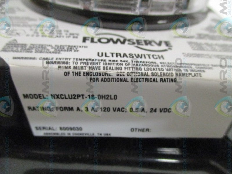 FLOWSERVE NXCLU2PT-18-0H2L0 AUTOMAX ULTRASWITCH NSMP
