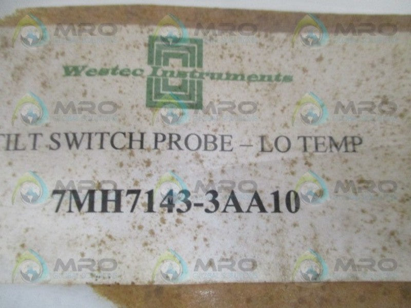 WESTEC INSTRUMENTS 7MH7143-3AA10 TLT SWITCH PROBE-LO TEMP UNMP