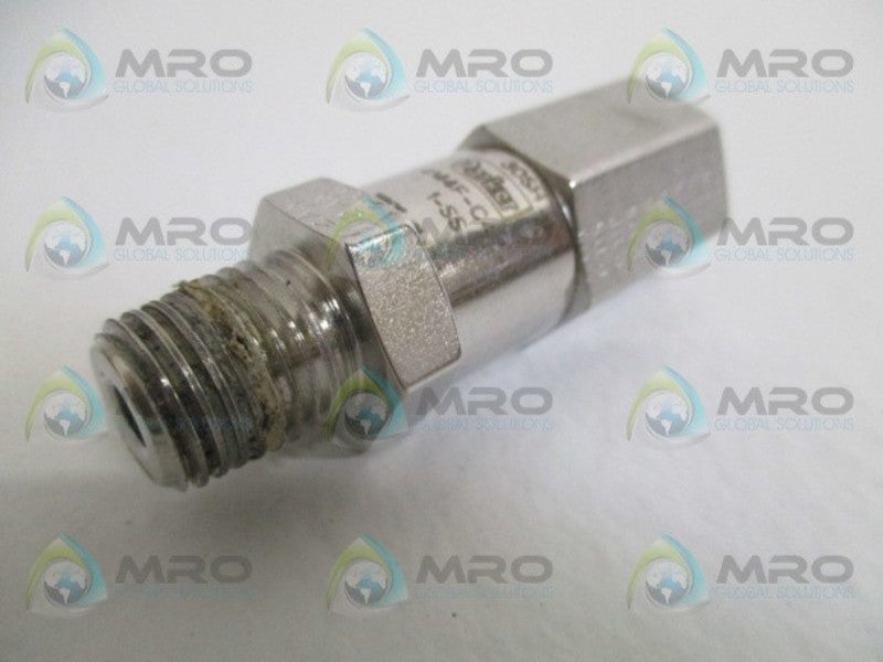 PARKER 4M4F-C4L-1-SS CHECK VALVE UNMP