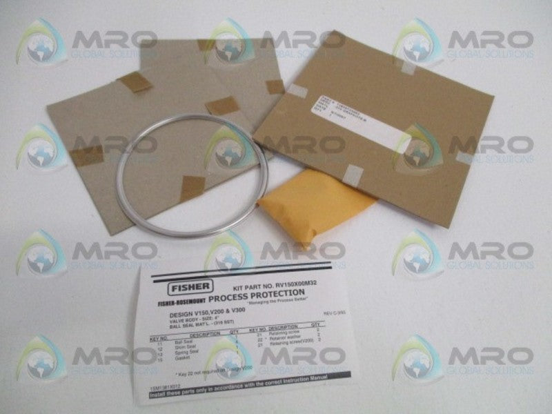 FISHER RV150X00M32 BALL VALVE REPAIR KIT NSMP