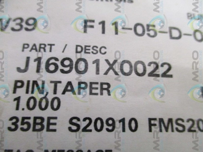 FISHER J16901X0022 TAPER PIN  NSNP