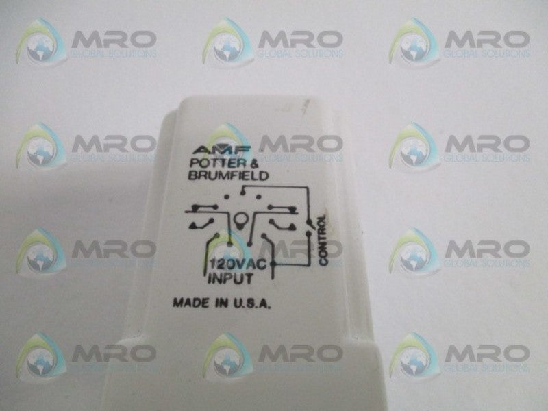 POTTER & BRUMFIELD CWB-38-76000 TIME DELAY RELAY 0.5 SEC-100 MIN. UNMP