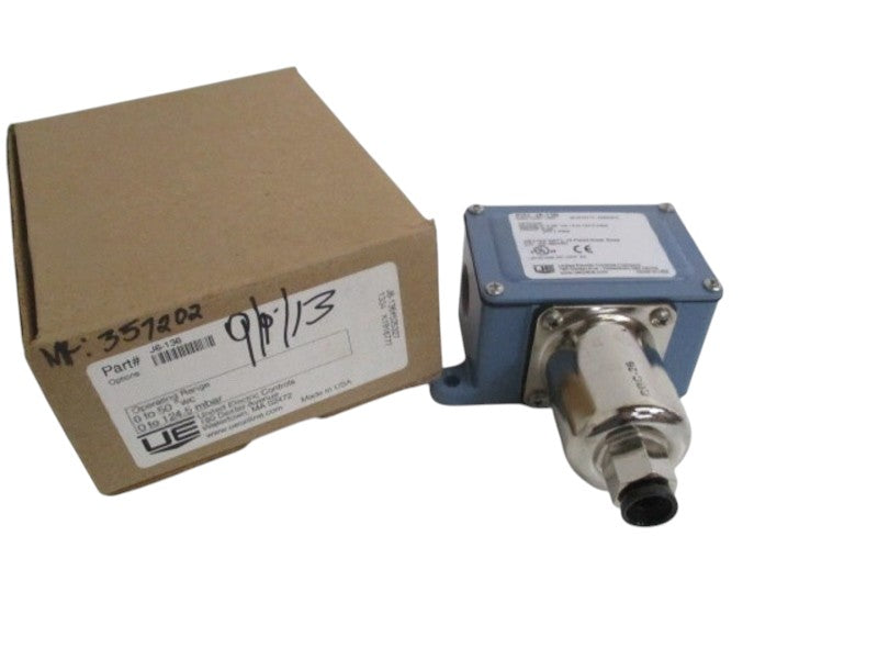 UNITED ELECTRIC J6-136 PRESSURE SWITCH 0-50 "WC NSMP