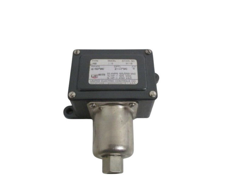 UNITED ELECTRIC J6D-136 9548 PRESSURE SWITCH 0-50 "WC NSNP