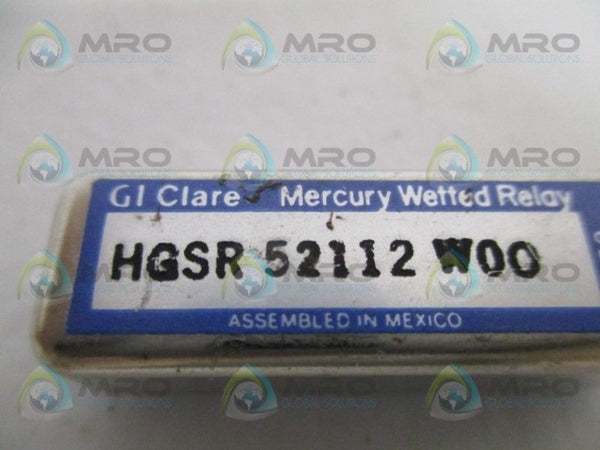 GI CLARE HGSR52112W00 WETTED RELAY  UNMP