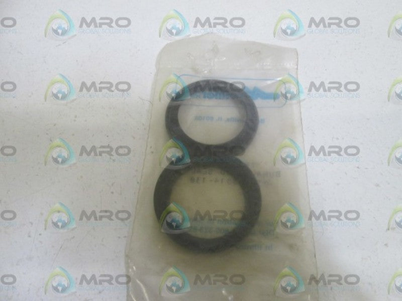 LOT OF 2 MILLER BUNA-N-ROD SEAL 051-RS104-138 NSMP