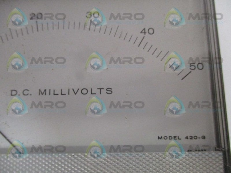 TRIPLETT 420-G PANEL METER 0-50 DCMV NSMP