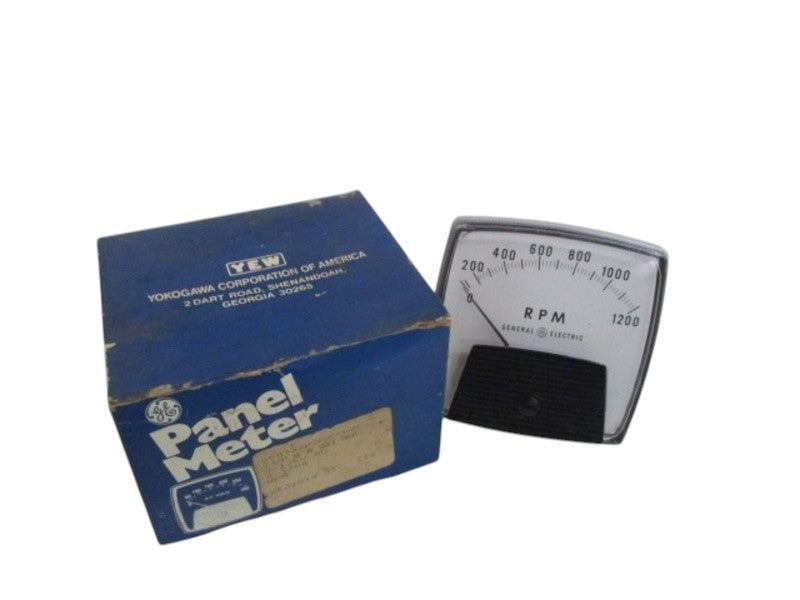 GENERAL ELECTRIC 250344PZPZ7JHM PANEL METER 0-1200 RPM NSMP