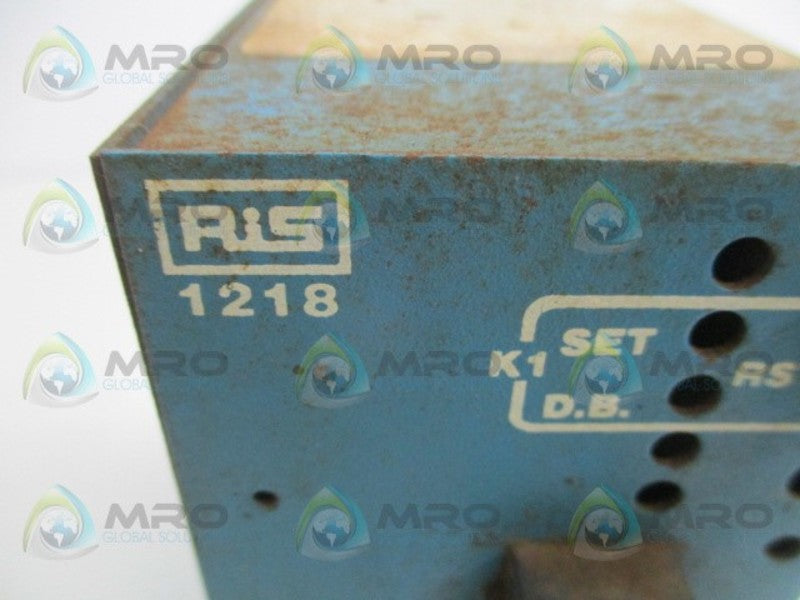 RIS ET-1218 CURRENT ALARM 115VAC UNMP