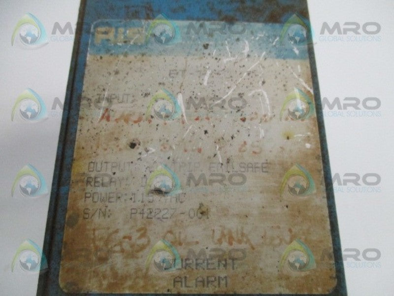 RIS ET-1218 CURRENT ALARM 115VAC UNMP