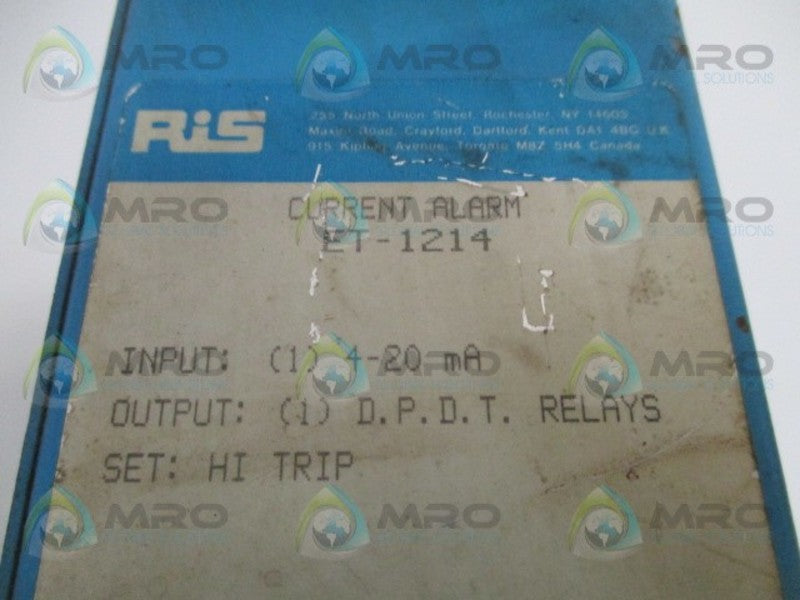 RIS ET-1214 CURRENT ALARM 4-20 mA UNMP