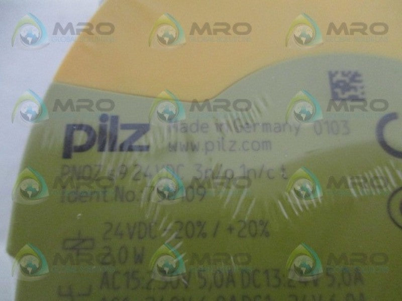 PILZ PNOZs924VDC3n/o1n/ct SAFETY RELAY NSMP