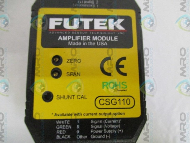 FUTEK CSG110 STRAIN GAGE AMPLIFIER (AS PICTURED) NSMP