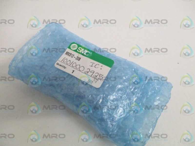 SMC MXS12-30B PNEUMATIC AIR GUIDED CYLINDER SLIDE TABLE NSMP