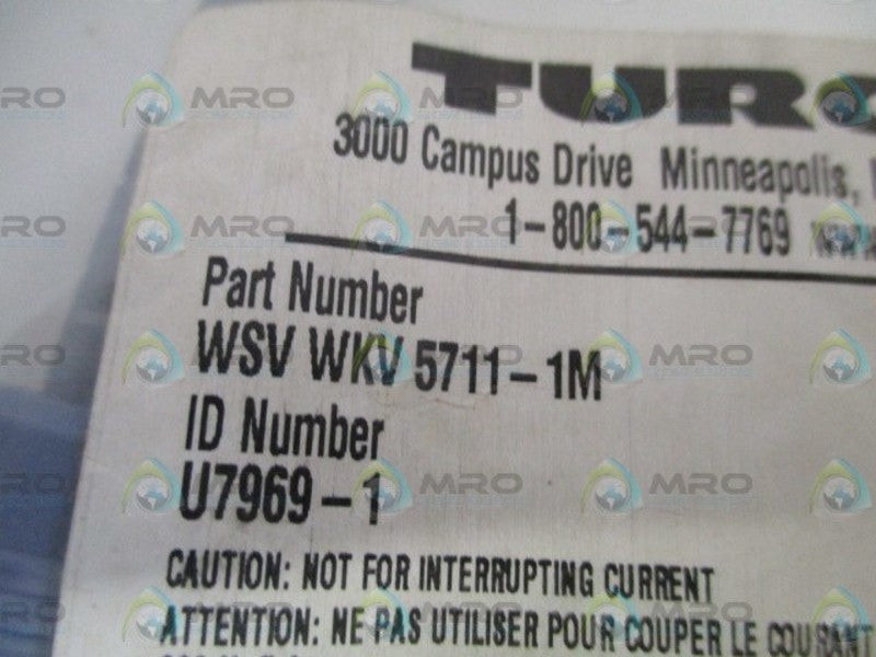 TURCK WSVWKV5711-1M NETWORK CABLE NSMP