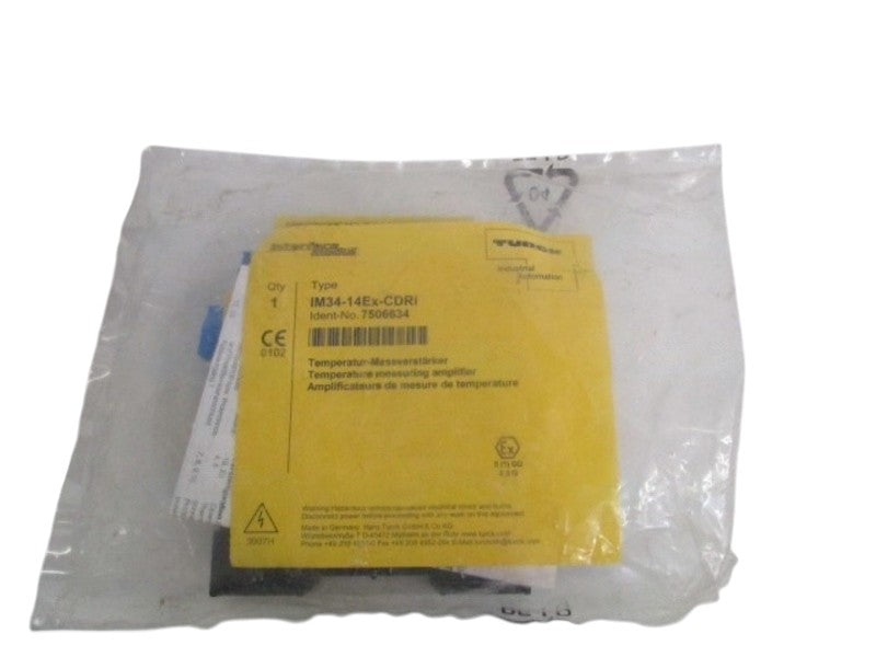 TURCK IM34-14Ex-CDRi TEMPERATURE MEASURING AMPLIFIER NSMP