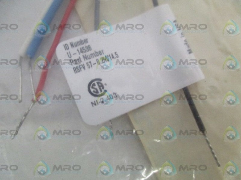 TURCK RSFV57-0.2M/14.5 NETWORK RECEPACLE NSMP