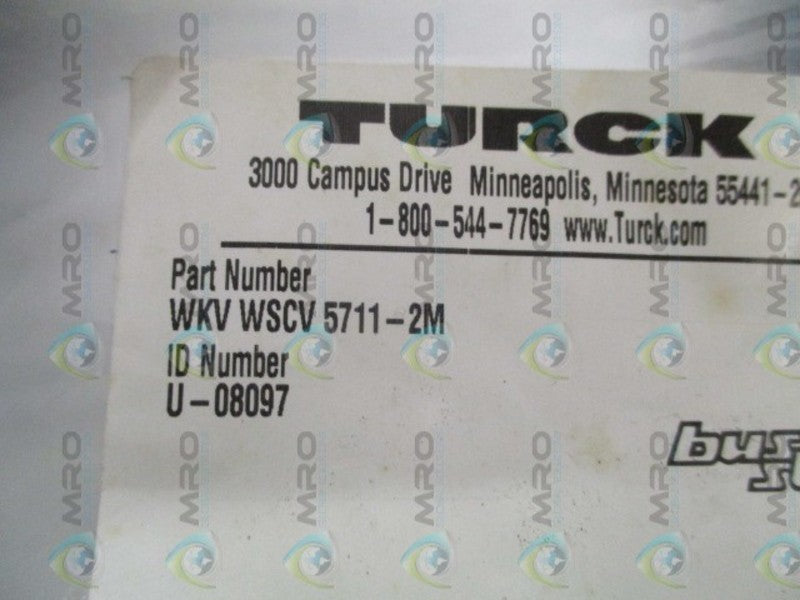 TURCK WKVWSCV5711-2M NETWORK HYBRID CABLE NSMP