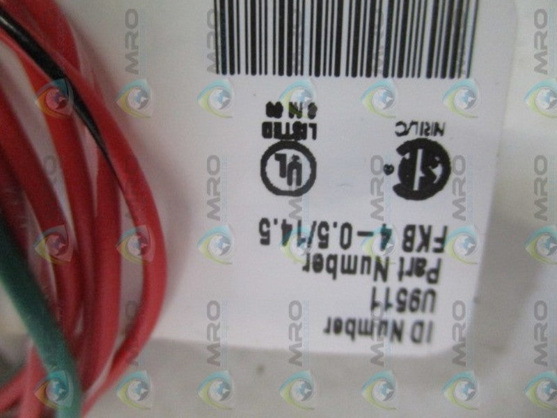 TURCK FKB4-0.5/14.5 CONNECTOR RECEPTACLE NSNP