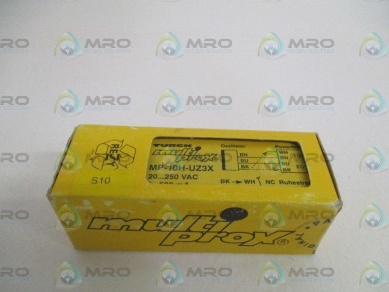 TURCK MP-10H-UZ3X INDUCTIVE PROXIMITY SENSOR NSFS