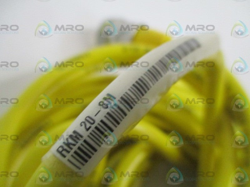 TURCK RKM20-8M MOLDED CORDSET NSNP