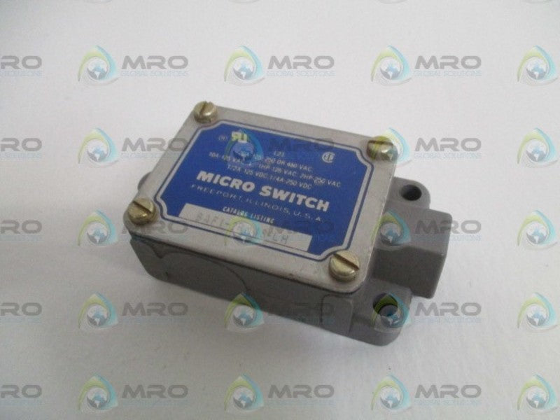 MICRO SWITCH BAF1-2RN18-LH LIMIT SWITCH (GRAY)(AS PICTURED) UNMP