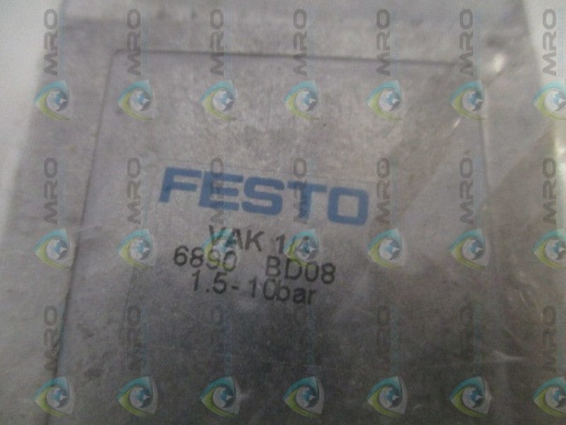 FESTO VAK-1/4 VACUUM GENERATOR  NSMP