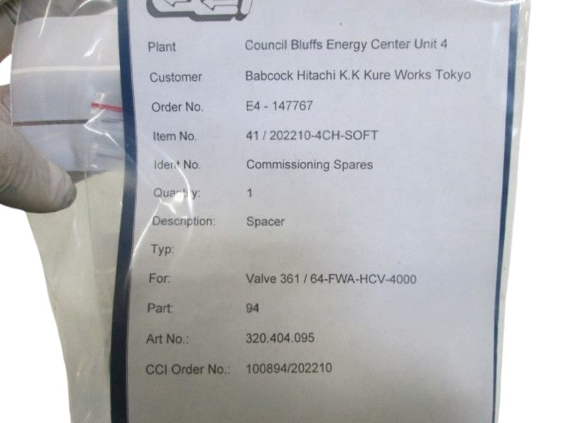 CCI SPACER 320.404.095  NSNP IN BAG
