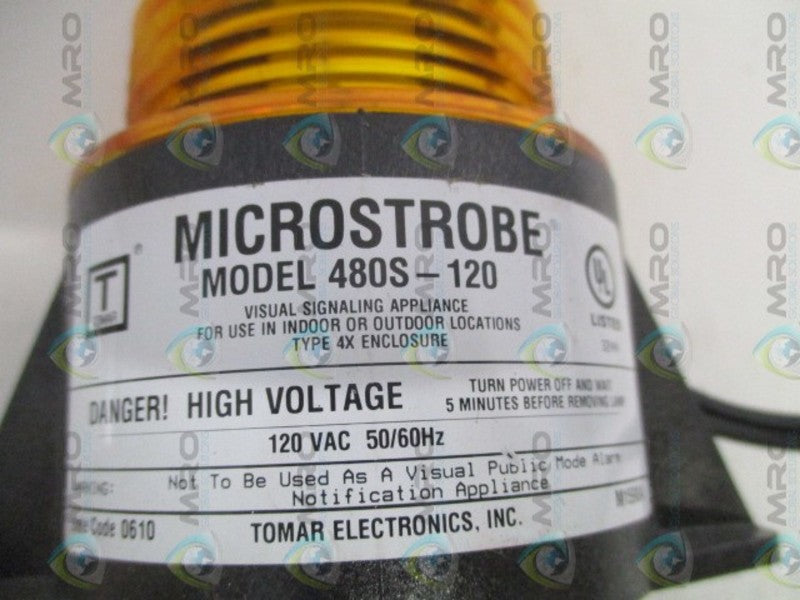TOMAR 480S-120-A AMBER MICROSTROBE NSNP