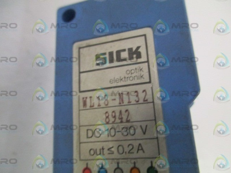 SICK WL18-N132 REFLEX PHOTOELECTRIC SENSOR UNMP