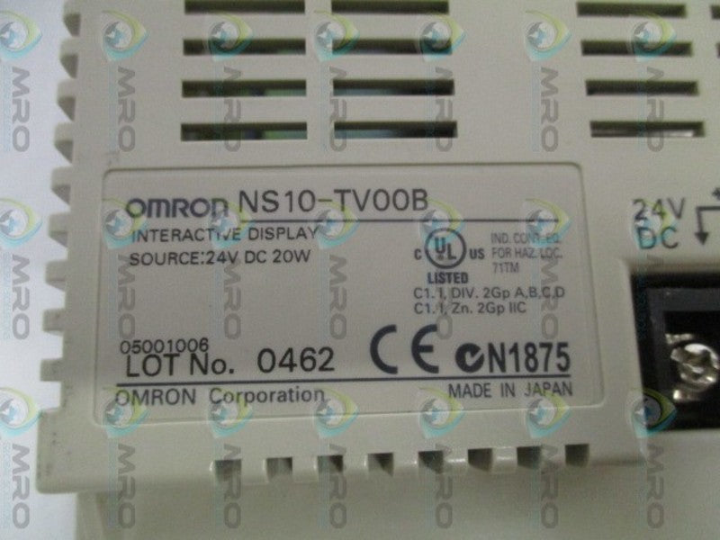 OMRON NS10-TV00B INTERACTIVE DISPLAY UNMP