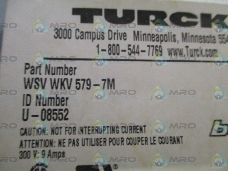 TURCK WSVWKV579-7M NETWORK CABLE NSMP
