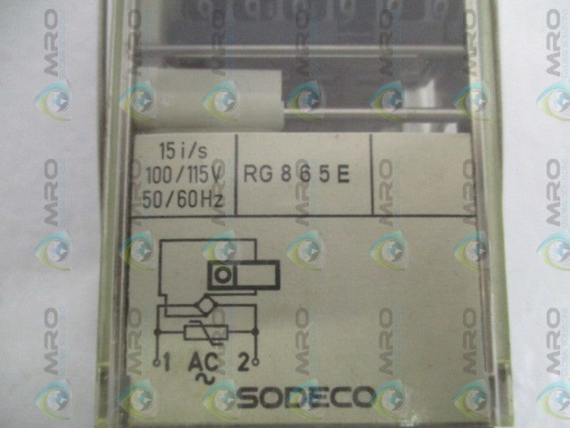 SODECO RG865E TOTALIZER UNMP