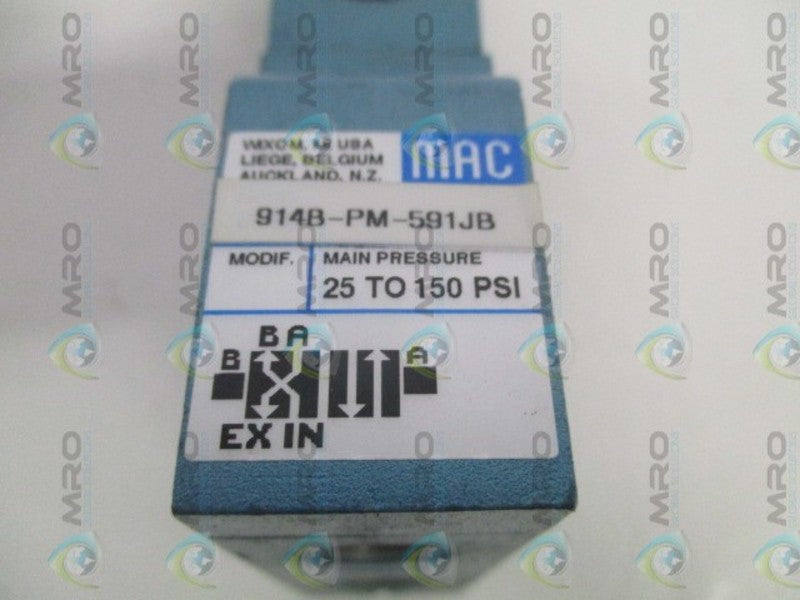 MAC 914B-PM-591JB SOLENOID VALVE NSNP