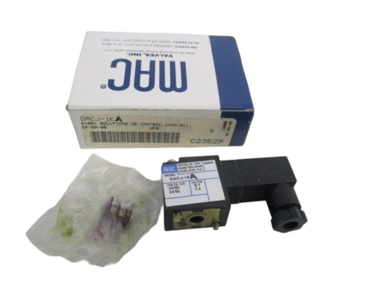 MAC DACJ-1KA SOLENOID CONNECTOR NSMP