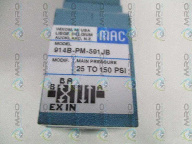 MAC 914B-PM-591JB SOLENOID VALVE NSMP