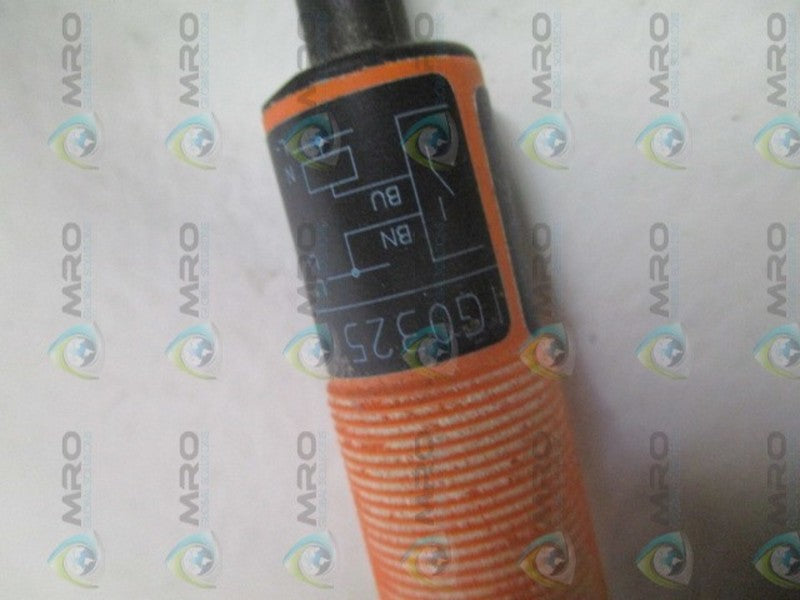 IFM EFECTOR IG0325 INDUCTIVE SENSOR UNMP