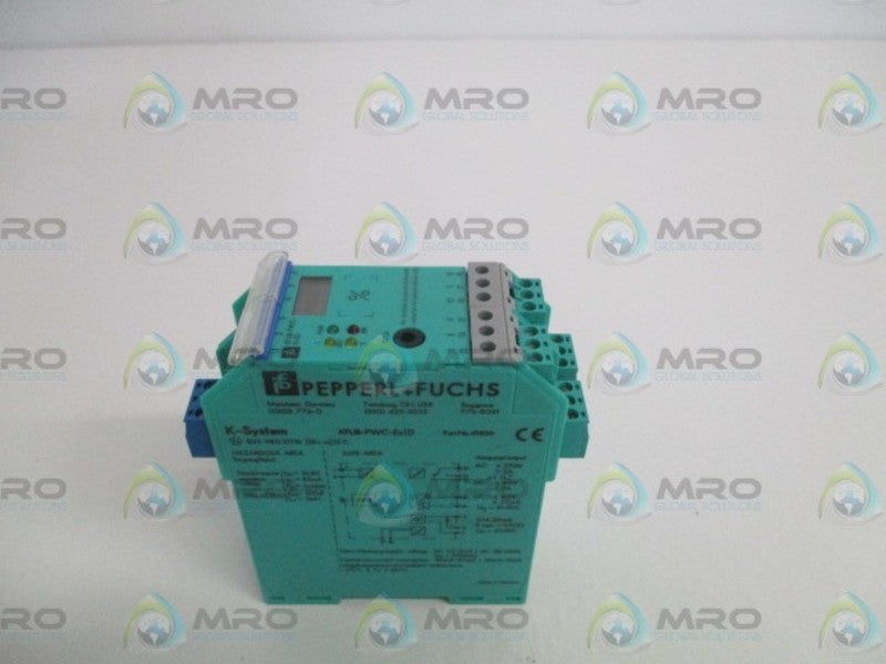 PEPPERL+FUCHS KFU8-PWC-Ex1.D SIGNAL CONVERTER NSNP