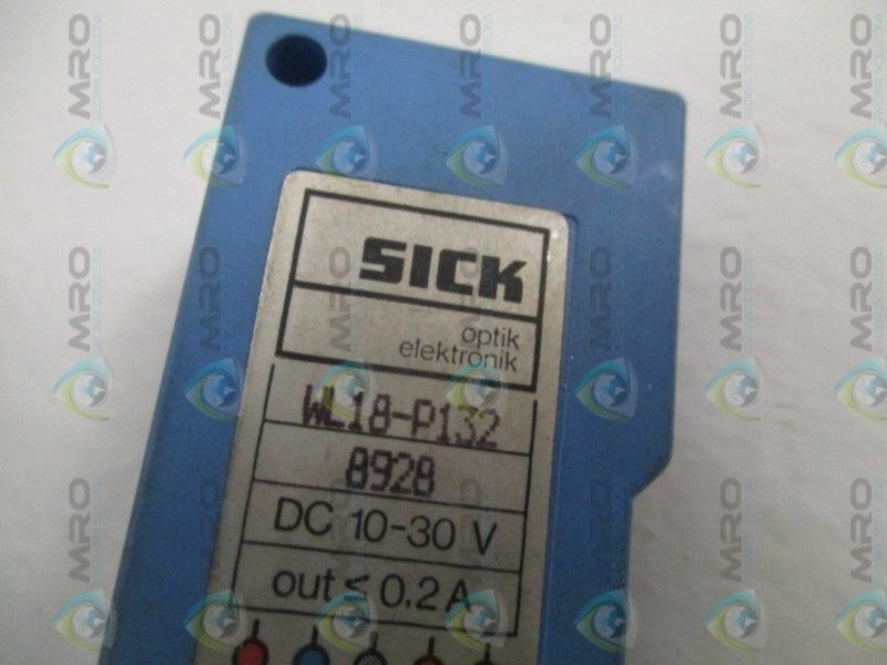 SICK WL18-P132 PROXIMITY SWITCH  UNMP