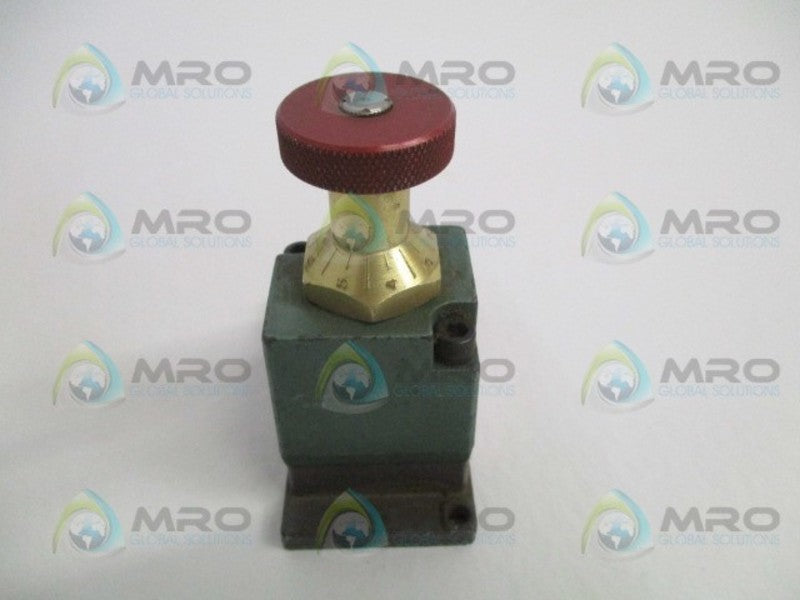 NUMATROL TMO-2101 PNEUMATIC VALVE UNMP