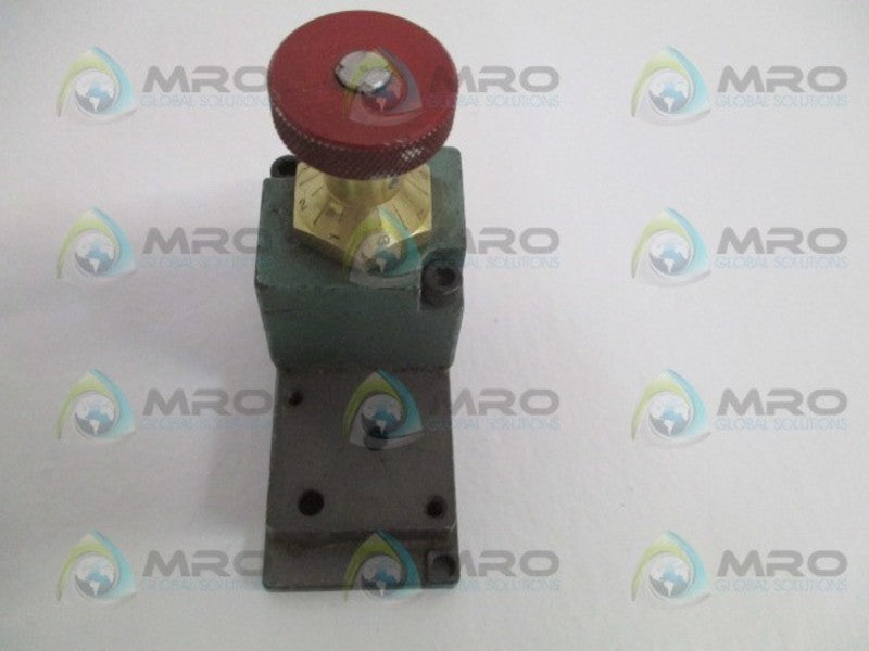NUMATROL TMO-2101 PNEUMATIC VALVE UNMP