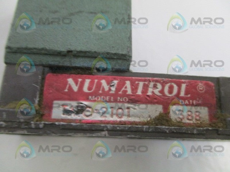 NUMATROL TMO-2101 PNEUMATIC VALVE UNMP